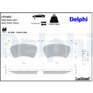 Delphi | Bremsbelagsatz, Scheibenbremse | LP1652 Delphi | Bremsbelagsatz, Scheibenbremse | LP1652