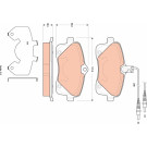 TRW | Bremsbelagsatz, Scheibenbremse | GDB1895 TRW | Bremsbelagsatz, Scheibenbremse | GDB1895