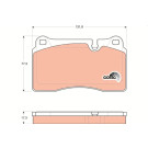 TRW | Bremsbelagsatz, Scheibenbremse | GDB1743 TRW | Bremsbelagsatz, Scheibenbremse | GDB1743