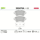 Valeo | Bremsbelagsatz, Scheibenbremse | 302470A Valeo | Bremsbelagsatz, Scheibenbremse | 302470A