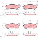 TRW | Bremsbelagsatz, Scheibenbremse | GDB1379 TRW | Bremsbelagsatz, Scheibenbremse | GDB1379