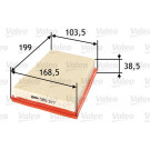 Valeo | Luftfilter | 585277