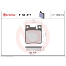 Brembo | Bremsbelagsatz, Scheibenbremse | P 50 017 Brembo | Bremsbelagsatz, Scheibenbremse | P 50 017