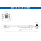 ATE | Bremsschlauch | 24.5147-0285.3