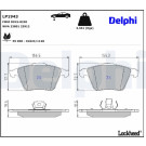 Delphi | Bremsbelagsatz, Scheibenbremse | LP1943 Delphi | Bremsbelagsatz, Scheibenbremse | LP1943