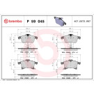 Brembo | Bremsbelagsatz, Scheibenbremse | P 59 045X Brembo | Bremsbelagsatz, Scheibenbremse | P 59 045X