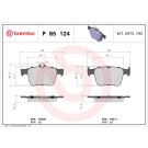 Brembo | Bremsbelagsatz, Scheibenbremse | P 85 124