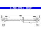 ATE | Bremsschlauch | 24.5204-0180.3