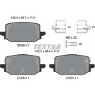 Textar | Bremsbelagsatz, Scheibenbremse | 2658901 Textar | Bremsbelagsatz, Scheibenbremse | 2658901