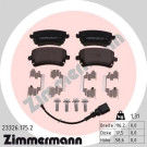 Zimmermann | Bremsbelagsatz, Scheibenbremse | 23326.175.2