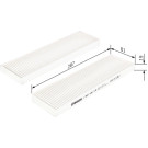 BOSCH 1 987 432 132 Innenraumfilter BOSCH 1 987 432 132 Innenraumfilter