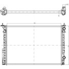 NRF | Kühler, Motorkühlung | 58242A