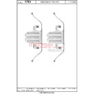 Metzger | Zubehörsatz, Scheibenbremsbelag | 109-1751