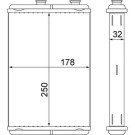 Mahle | Wärmetauscher, Innenraumheizung | AH 10 000S