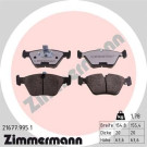 Zimmermann | Bremsbelagsatz, Scheibenbremse | 21677.995.1