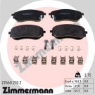 Zimmermann | Bremsbelagsatz, Scheibenbremse | 22660.210.2 Zimmermann | Bremsbelagsatz, Scheibenbremse | 22660.210.2
