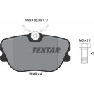 Textar | Bremsbelagsatz, Scheibenbremse | 2106804 Textar | Bremsbelagsatz, Scheibenbremse | 2106804