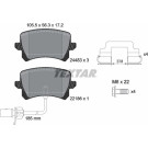 Textar | Bremsbelagsatz, Scheibenbremse | 2448307 Textar | Bremsbelagsatz, Scheibenbremse | 2448307