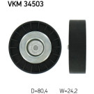 SKF | Umlenk-/Führungsrolle, Keilrippenriemen | VKM 34503