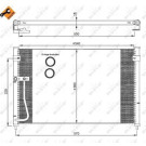 NRF | Kondensator, Klimaanlage | 35306