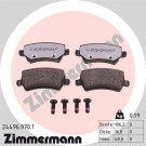Zimmermann | Bremsbelagsatz, Scheibenbremse | 24496.970.1 Zimmermann | Bremsbelagsatz, Scheibenbremse | 24496.970.1