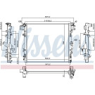 Nissens | Kühler, Motorkühlung | 61037