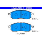 ATE | Bremsbelagsatz, Scheibenbremse | 13.0460-5778.2 ATE | Bremsbelagsatz, Scheibenbremse | 13.0460-5778.2