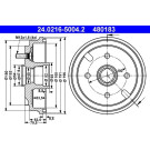ATE | Bremstrommel | 24.0216-5004.2
