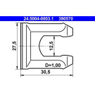 ATE | Halter, Bremsschlauch | 24.5004-0003.1