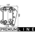 Mahle | Ölkühler, Motoröl | CLC 105 000P