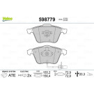 Valeo | Bremsbelagsatz, Scheibenbremse | 598779 Valeo | Bremsbelagsatz, Scheibenbremse | 598779