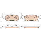 TRW | Bremsbelagsatz, Scheibenbremse | GDB1946 TRW | Bremsbelagsatz, Scheibenbremse | GDB1946