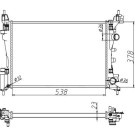 NRF | Kühler, Motorkühlung | 55341A