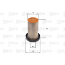 Valeo | Luftfilter | 585637