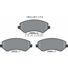 Textar | Bremsbelagsatz, Scheibenbremse | 2363801 Textar | Bremsbelagsatz, Scheibenbremse | 2363801