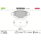 Valeo | Bremsbelagsatz, Scheibenbremse | 302928A Valeo | Bremsbelagsatz, Scheibenbremse | 302928A