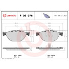 Brembo | Bremsbelagsatz, Scheibenbremse | P 06 076