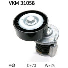 SKF | Spannrolle, Keilrippenriemen | VKM 31058