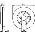 BOSCH | Bremsscheibe | 0 986 478 858