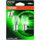 Osram | Glühlampe, Blinkleuchte | Ultra Life P21W Doppelblister | 7506ULT-02B