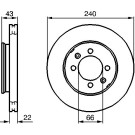 BOSCH | Bremsscheibe | 0 986 478 813