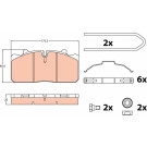 TRW | Bremsbelagsatz, Scheibenbremse | GDB5069 TRW | Bremsbelagsatz, Scheibenbremse | GDB5069