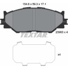 Textar | Bremsbelagsatz, Scheibenbremse | 2398301 Textar | Bremsbelagsatz, Scheibenbremse | 2398301