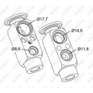 NRF | Expansionsventil, Klimaanlage | 38479