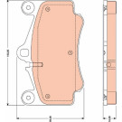 TRW | Bremsbelagsatz, Scheibenbremse | GDB1778 TRW | Bremsbelagsatz, Scheibenbremse | GDB1778
