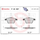 Brembo | Bremsbelagsatz, Scheibenbremse | P 24 057 Brembo | Bremsbelagsatz, Scheibenbremse | P 24 057