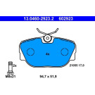 ATE | Bremsbelagsatz, Scheibenbremse | 13.0460-2923.2