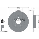 Textar | Bremsscheibe | 92125703