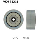 SKF | Umlenk-/Führungsrolle, Keilrippenriemen | VKM 31211