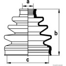 Herth+Buss Jakoparts | Faltenbalgsatz, Antriebswelle | J2881029